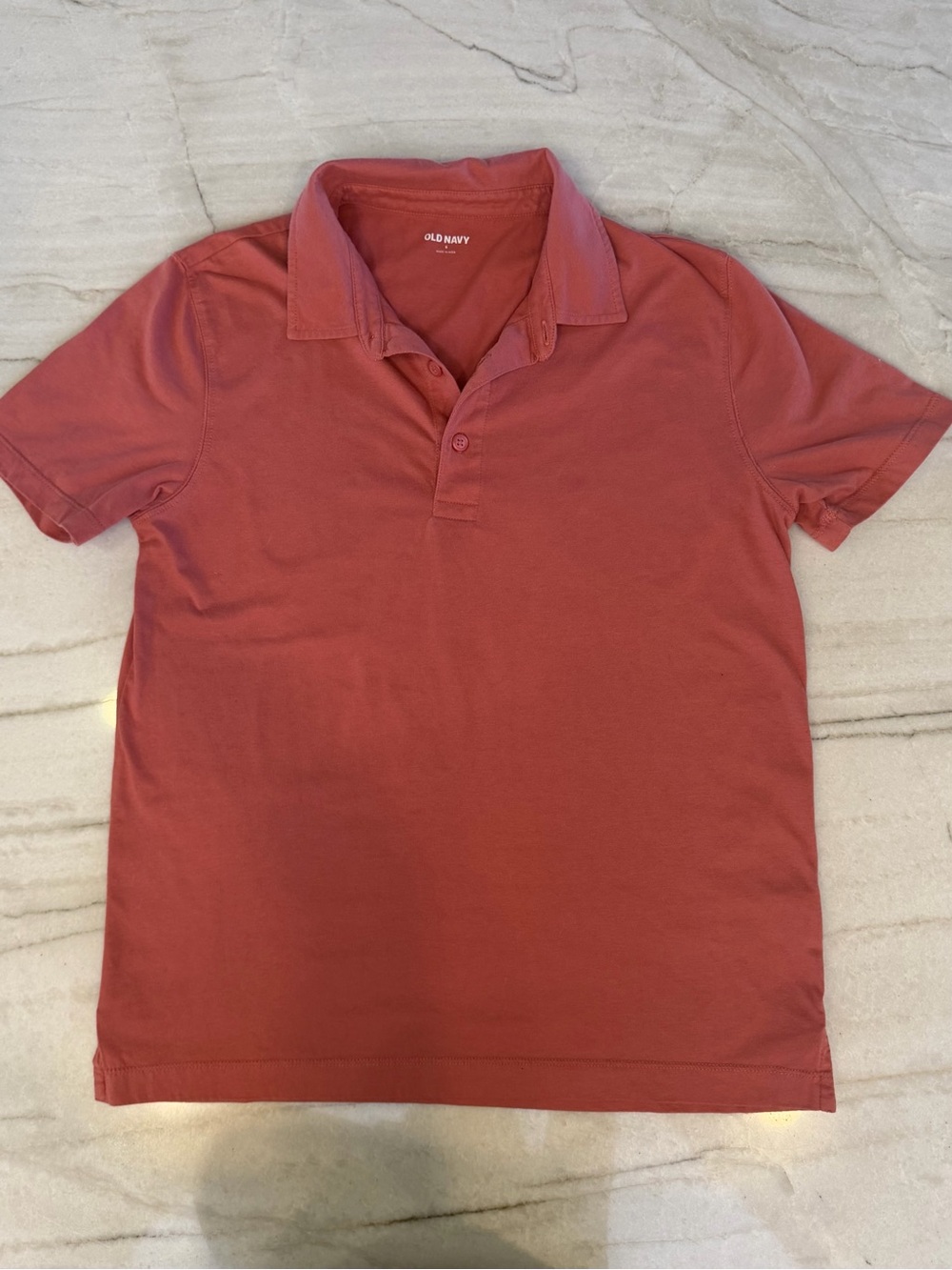 Old Navy Men’s Rust Red Short-Sleeve Polo